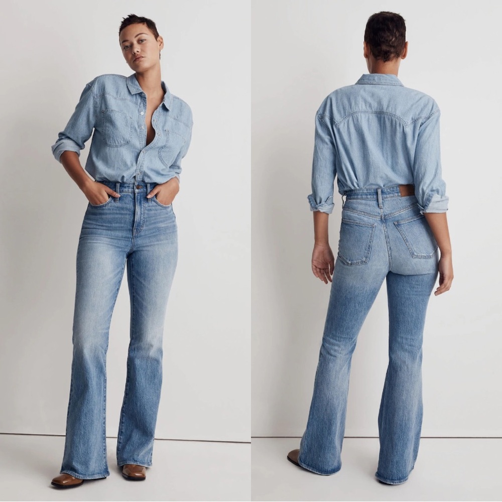 Madewell The Perfect Vintage Flare Jean in Delavan Wash - 29